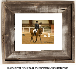 horse trail rides near me in Twin Lakes, Colorado